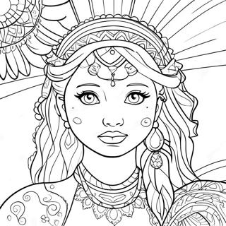 I Am Brave Affirmation Coloring Page | I Am Affirmation coloring page