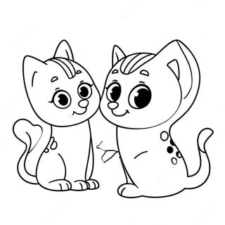 Cleo E Cuquin Pagine da Colorare