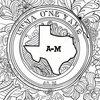 Texas A&m Páginas para Colorear