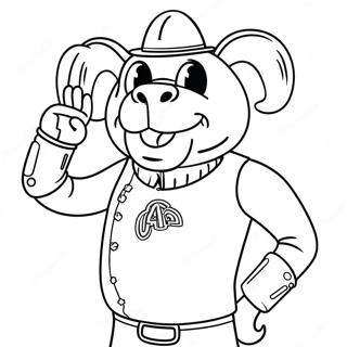 Aggie Mascot Coloring Page | Texas A&M coloring page