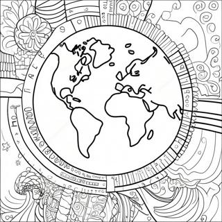 Colorful Word World Coloring Page | Word World coloring page