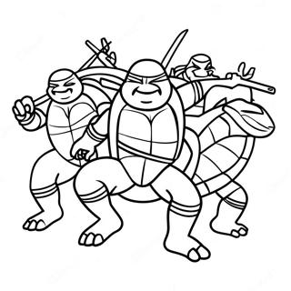 Ninja Turtles Coloring Page | Ninja Turtles coloring page