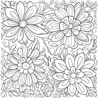 Vibrant Matisse Patterns Coloring Page | Matisse coloring page