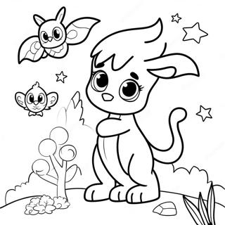 Zoey e Sassafras Páginas para Colorir