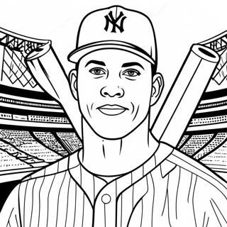Aaron Judge Coloring Page | Aaron Judge coloring page