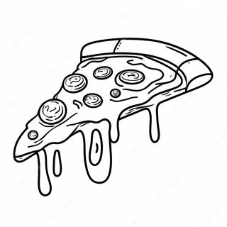 Menara Pizza Halaman Mewarnai