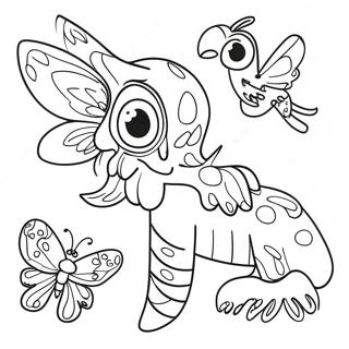 Magical WonderMorphia Creatures Coloring Page | WonderMorphia coloring page