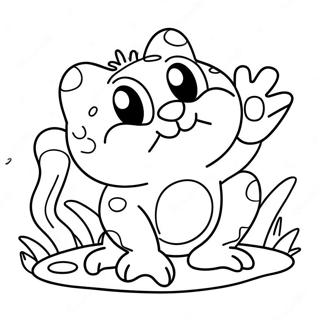 Cat Toad Coloring Pages