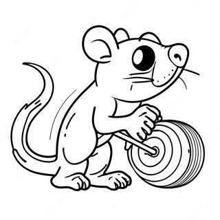 Rat Fink Coloring Page | Rat Fink coloring page