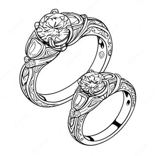 Engagement Coloring Page | Engagement coloring page