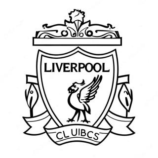 Liverpool Football Club Coloring Page | Liverpool coloring page
