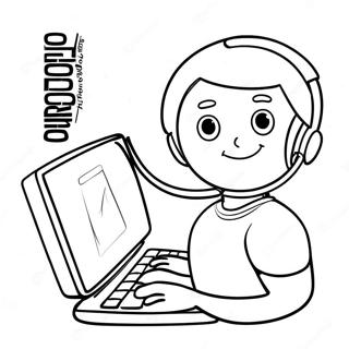 Internet Safety Tips Coloring Page | Internet Safety coloring page