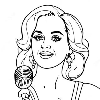 Katy Perry Coloring Page | Katy Perry coloring page