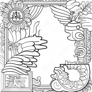 Portugal Flag Coloring Page | Portugal coloring page