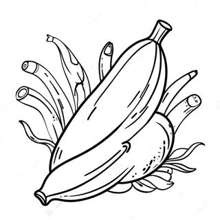 Fortnite Banana Coloring Page | Fortnite Banana coloring page
