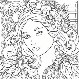 Colorful Pages Cover Coloring Page | Pages Cover coloring page