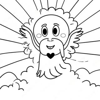 God Loves You Coloring Page | God Loves You coloring page
