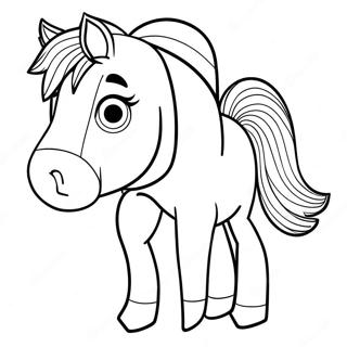 Clydesdale Horse Coloring Page | Clydesdale Horse coloring page