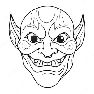 Horor Demonik Halaman Mewarnai