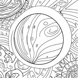 Venus Planet Coloring Page | Venus coloring page