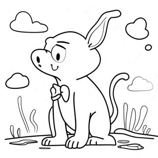 Stinky and Dirty Adventures Coloring Page | Stinky and Dirty coloring page