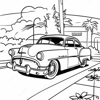1950's Retro Coloring Pages