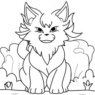 Kurama Coloring Pages