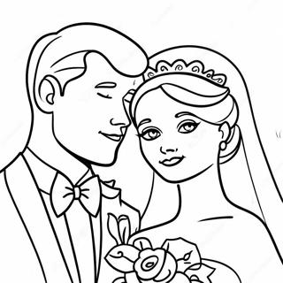 Dia Do Casamento Páginas para Colorir