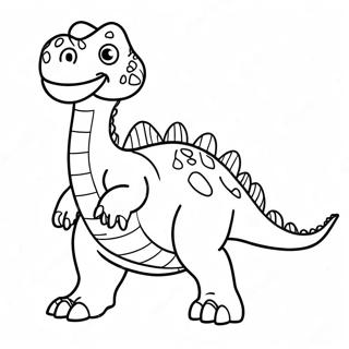 Big Dinosaur Coloring Page | Big Dinosaur coloring page