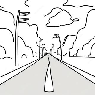 Weg Kleurplaten