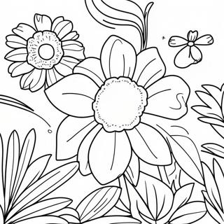Nebraska State Flower Coloring Page | Nebraska State Flower coloring page