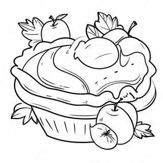 Apple Pie Coloring Pages