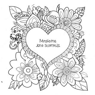 Soulmate Love Quotes Coloring Page