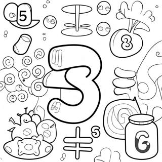 Montessori Numbers Coloring Page | Montessori coloring page