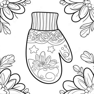 The Mitten Coloring Page | The Mitten coloring page