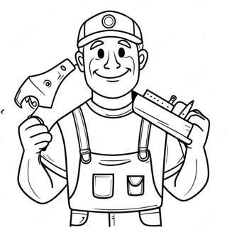 Handyman Hal Coloring Page | Handyman Hal coloring page
