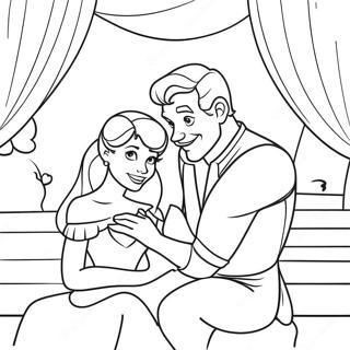 Disney Couples Coloring Page | Disney Couples coloring page
