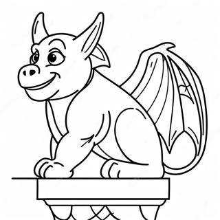Gargouille Kleurplaten
