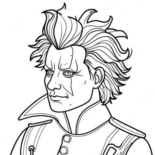 Edward Scissorhands Coloring Page | Edward Scissorhands coloring page