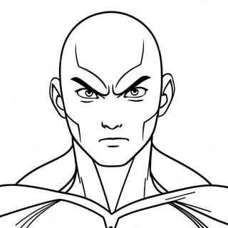 Saitama Vs Garou Manga Paneelit Värityskuvat