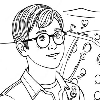 Alex Coloring Page | Alex coloring page