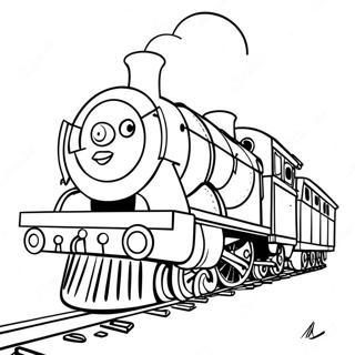 Percy the Train Coloring Page | Percy coloring page