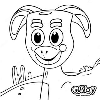 Gumby Coloring Page | Gumby coloring page
