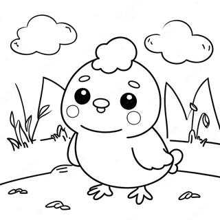 Page à colorier de Peep et le grand large | Page de coloriage Peep et le Grand Large