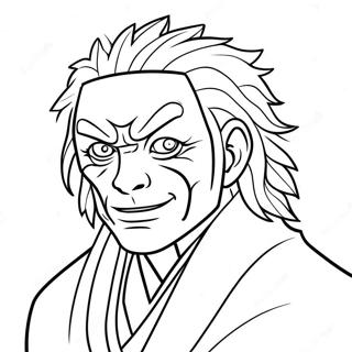 Shigaraki Villain Coloring Page | Shigaraki coloring page
