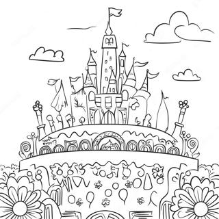 It's a Small World Coloring Page | It's a Small World coloring page