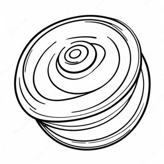 Colorful Yoyo in Motion Coloring Page | Yoyo coloring page
