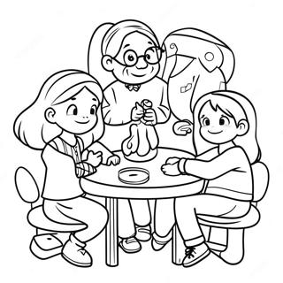 Babysitter-Club Ausmalbild | Babysitter-Club Ausmalbild