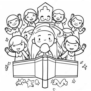 Catholic Schools Week Coloring Page | Catholic Schools Week coloring page