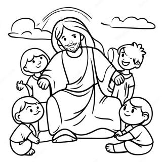 Jeesus Tarinasivut Raamattu Värityskuvat